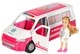 Zabawka LEAN Toys Mobilny Szpital — Karetka Ambulans 2w1 z Larką Doktor i Akcesoriami 27588 (5905991081241) - obraz 2
