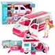 Zabawka LEAN Toys Mobilny Szpital — Karetka Ambulans 2w1 z Larką Doktor i Akcesoriami 27588 (5905991081241) - obraz 5