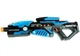 Kosmiczny pistolet zabawkowy LEAN Toys LED dźwięk 5 kolorów Czarny-turkusowy 549022 (5905323219496) - obraz 4