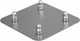Podstawa montażowa STAND4ME Quadro Alu 290 do kratownic 31 x 31 cm Srebrna (5907780145899) - obraz 1