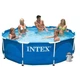Бассейн каркасный Intex 202 NP круглый размер 305х76 см фильтр-насос 220-240 В объем 4485л. Blue (42517) - изображение 1