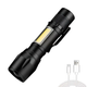 Ліхтар ручний акумуляторний BL 513 з USB зарядкою ZOOM і боковим COB світлом - зображення 6