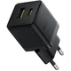 Сетевое зарядное устройство для Baseus Palm Fast Charger Type-C+USB 20W Black (P10111608113-00) - изображение 1