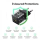 Сетевое зарядное устройство для Baseus Palm Fast Charger Type-C+USB 20W Black (P10111608113-00) - изображение 8