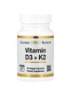 Вітаміни Д3+К2 California Gold Nutrition Vitamin D3+K2 60 капсул - зображення 1