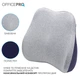 Ергономічна подушка для попереку OfficePro LP570G Gray - зображення 7