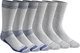 Комплект шкарпеток з контролем вологості 6 пар Dickies Dri-tech Moisture Control Max Full Cushion Crew Socks 6-Pack Color: Grey/Blue (I611010) US6-12 EU39-45 24-30см - изображение 1