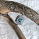 Срібна каблучка з натуральним топазом 3.289ct, фіанітами, вага виробу 4,49 гр (2207207) - зображення 3