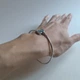 Серебряный браслет с натуральным топазом 2.996ct, фианитами, вес изделия 7,92 гр (2206798) - изображение 7
