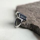 Серебряное кольцо с сапфиром nano 6.461ct, вес изделия 5,13 гр (2195191) - изображение 2