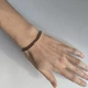 Серебряный браслет с натуральным гранатом 6.418ct, вес изделия 12,98 гр (2206163) - изображение 6