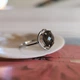 Серебряное кольцо с натуральным раухтопазом (дымчатым кварцем) 3.425ct, вес изделия 2,29 гр (2207276) - изображение 5