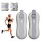 Регулируемые утяжелители для рук и ног, спортивные манжеты 2 кг 2 шт Feel Fit серый - изображение 1