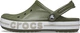 Крокси чоловічі сабо Crocs Bayaband Khaki 44 (EU 45-46) зелені - зображення 3