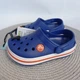 Крокси сабо дитячі Crocs Crocband Kids Blue Bolt 22-23 сині - изображение 2