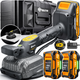 Віброприсоска для плитки + 2 акумулятори 2Аг 21В Majster Pro - зображення 1
