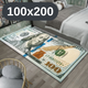 Стильний та зносостійкий килим для дому "100 доларів" 100х200 KT8000608 - зображення 1