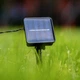 Солнечная гирлянда 7,59 м 20 LED фонариков 3000K / уличная декоративная гирлянда на солнечной батарее IP44 / подвесная гирлянда для сада и террасы / автономная LED гирлянда с датчиком сумерек - изображение 7