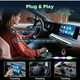 Беспроводной адаптер CarPlay и Android Auto LAMTTO RC22: Wi-Fi 5.8GHz, Plug & Play, Автоподключение, для 99% авто (Black) - изображение 5