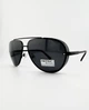 Чоловічі Сонцезахисні Окуляри-Авіатори MATRIX MT8546 C9-91-10 Polarized Полярізаційні Чорні - зображення 4