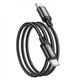 Кабель Hoco X89 Wind 60W Type-C to Type-C 1м Чорний - изображение 2