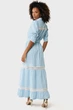 Жіноча блакитна сукня у смужку Striped lace dress Mexx 34 MF006301151W - изображение 2