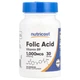 Фолієва кислота вітамін B9 Folic Acid Vitamin B9 Nutricost 1000 мкг 30 капсул - зображення 1