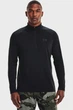Чоловічий чорний лонгслів UA Tech 2.0 1/2 Zip Under Armour S 1328495-001 - изображение 1