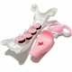 Ходунки-беговел BABY WALKER 4 колеса рожеві для малюків від 9 місяців з регульованою висотою та зручними ручками - зображення 8