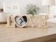 Фоторамка настільна слово LOVE у формі серця. Aivory - изображение 1