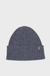 Чоловіча синя вовняна шапка WOOL BLEND MOULINE BEANIE Gant OS 9910045 - изображение 1