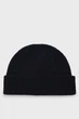 Чоловіча темно-синя вовняна шапка WOOL KNITTED BEANIE Gant OS 9911036 - изображение 3