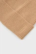 Жіноча бежева вовняна шапка RIBBED Gant OS 4910037 - изображение 3