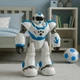 Robot zdalnie sterowany LEAN Toys U ICTORY z 16 funkcjami Niebieski 28840 (5905991088219) - obraz 4