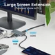Док-станція USB3.0 Type-C --> HDMI 4K30Hz/TF/3xUSB-A 3.0, 0.15м 6-in-1 Vention - изображение 6