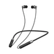 Бездротові Bluetooth навушники XO BS33 Sport |портативна стерео гарнітура на шию, Bluetooth 5.1, до 8 годин відтворення, 105 мАг, вбудований мікрофон, швидке заряджання| Чорний - зображення 2