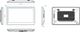 Tablet ALLNET Touch Display Tablet 12" 8/64GB Black (PrimeOne-120) - obraz 4