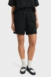 Жіночі чорні лляні шорти REL LINEN BLEND PULL ON SHORTS Gant 40 4020116 - изображение 1