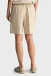 Жіночі бежеві лляні шорти REL LINEN BLEND PULL ON Gant 36 4020096 - изображение 3