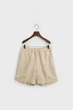 Жіночі бежеві лляні шорти REL LINEN BLEND PULL ON Gant 36 4020096 - изображение 6