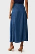 Жіноча темно-синя джинсова спідниця Denim wrap skirt Mexx 34 MF007400751W - изображение 2