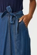 Жіноча темно-синя джинсова спідниця Denim wrap skirt Mexx 34 MF007400751W - изображение 4