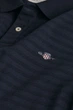 Чоловіче темно-синє поло у смужку TEXTURE STRIPE Gant S 2014035 - изображение 2