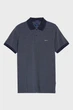 Чоловіче темно-синє поло 4-COL OXFORD SS PIQUE Gant XL 2057029 - изображение 6
