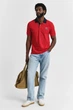 Чоловіче червоне поло CONTRAST SS POLO Gant S 2014023 - изображение 2
