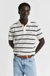 Чоловіче біле поло у смужку STRIPED POLO Gant M 2014022 - изображение 1