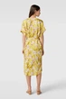Жіноча жовта сукня з візерунком RELAXED IRIS PRINT CAFTAN Gant 40 4503242 - изображение 2