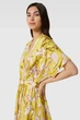 Жіноча жовта сукня з візерунком RELAXED IRIS PRINT CAFTAN Gant 40 4503242 - изображение 4