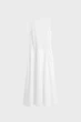Жіноча біла сукня MIDI JERSEY WOVEN COMBO DRESS Gant S 4503369 - изображение 2