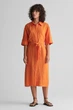 Жіноча помаранчева лляна сукня REL LINEN SS SHIRT DRESS Gant 36 4503319 - изображение 3